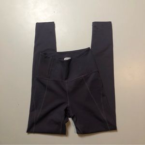 Girlfriend Collective Womens Purple High Rose Leggings XS